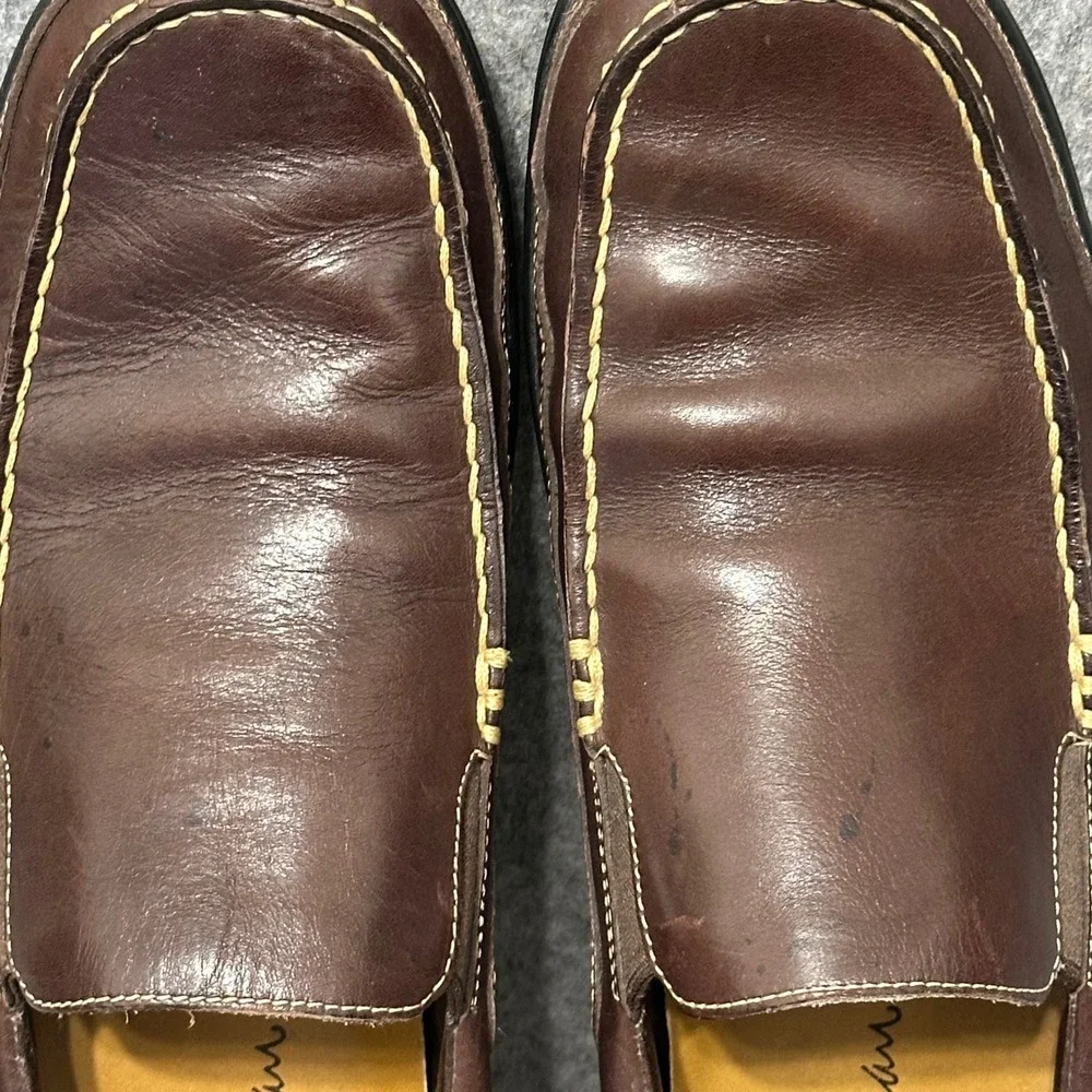 Cole Haan Tucker Venetian Mens 11 Brown‎ Loafers C04059 Leather Slip On Shoes
